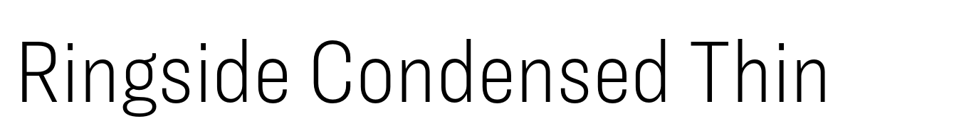 Ringside Condensed Thin